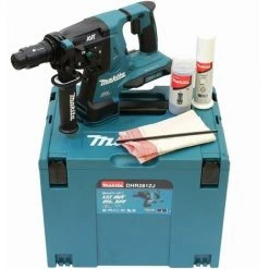 Makita Akku-Bohrhammer DHR281ZJ Im MAKPAC Mit Wechselfutter, 2x18V, Ohne Akku, Ohne Ladegerät
