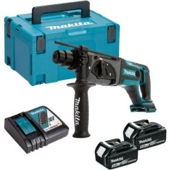 Makita - Perforateur Burineur SDS-Plus 18V 5Ah Li-Ion 2J - DHR241RTJ -MAKITA SHOP 29032331 5