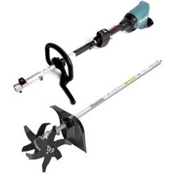 Makita DUX 60 Z Akku Multifunktionsantrieb 36V ( 2x 18V ) + KR400MP Kultivator Aufsatz Kultivierungsbreite 16 Cm ( 195707-2 )