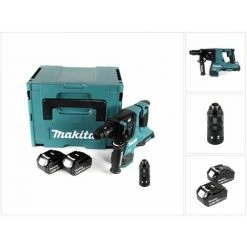 Makita DHR 281 GJ Brushless Akku Bohrhammer 28 Mm 2x 18 V Für SDS-PLUS Mit Schnellwechselfutter Im Makpac + 2x 6,0 Ah Akku - Ohne Ladegerät -MAKITA SHOP 29541090 5