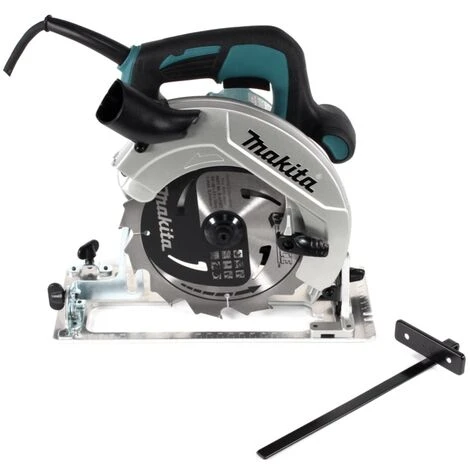 Makita HS 7611 Handkreissäge 1600W 190 Mm + Hartmetallsägeblatt + Führungsschienenadapter C 2 Makita HS 7611 Handkreissäge 1600W 190 Mm + Hartmetallsägeblatt + Führungsschienenadapter C – Bild 2