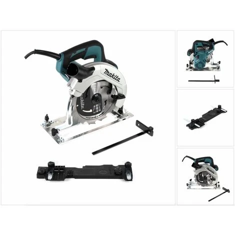 Makita HS 7611 Handkreissäge 1600W 190 Mm + Hartmetallsägeblatt + Führungsschienenadapter C 5 Makita HS 7611 Handkreissäge 1600W 190 Mm + Hartmetallsägeblatt + Führungsschienenadapter C – Bild 5