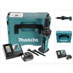 Makita DGD 800 RT1J Akku Geradschleifer 18V + 1x Akku 5,0Ah + Ladegerät + Makpac -MAKITA SHOP 29981085 5