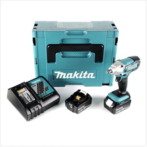 Makita DTW 190 RTJ Akku Schlagschrauber 18V 190 Nm + 2x Akkus 5,0Ah + Schnellladegerät Im Makpac 2 2 Makita DTW 190 RTJ Akku Schlagschrauber 18V 190 Nm + 2x Akkus 5,0Ah + Schnellladegerät Im Makpac 2 – Bild 2