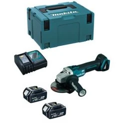 Mini-Winkelschleifer MAKITA DGA504RTJ (2 X 5,0 Ah + DC18RC + MAKPAC 3)