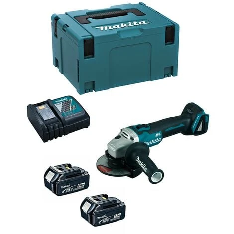 Mini-Winkelschleifer MAKITA DGA504RTJ (2 X 5,0 Ah + DC18RC + MAKPAC 3) 1 Mini-Winkelschleifer MAKITA DGA504RTJ (2 X 5,0 Ah + DC18RC + MAKPAC 3)
