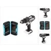Makita DHP 482 ZW Akku Schlagbohrschrauber 18 V 62 Nm + 40 Tlg. Bit Bohrer Set - Ohne Akku, Ohne Ladegerät