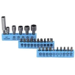 Makita DDF 482 Z Akku Bohrschrauber 18 V 62 Nm + 26 Tlg. Bit Steckschlüssel Set - Ohne Akku, Ohne Ladegerät