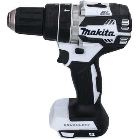 Makita DHP 484 RGJ W Akku Schlagbohrschrauber 18 V 54 Nm Brushless Weiß + 2x Akku 6,0 Ah + Ladegerät + Makpac 3 Makita DHP 484 RGJ W Akku Schlagbohrschrauber 18 V 54 Nm Brushless Weiß + 2x Akku 6,0 Ah + Ladegerät + Makpac – Bild 3