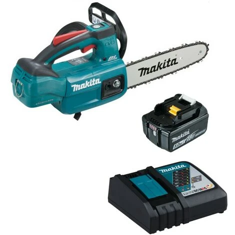 Makita Akku-Kettensäge DUC254Z 18 V + Akku BL1850B + Ladegerät DC18RC 2 Makita Akku-Kettensäge DUC254Z 18 V + Akku BL1850B + Ladegerät DC18RC – Bild 2