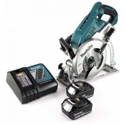 Makita DRS 780 RG Akku Handkreissäge 36V ( 2x18V ) 185 Mm Brushless + 2x Akku 6,0Ah + Ladegerät -MAKITA SHOP 34165994 4