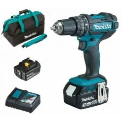 MAKITA Akku-Schlagbohrschrauber DHP482RFXTHI 18V Mit Tasche