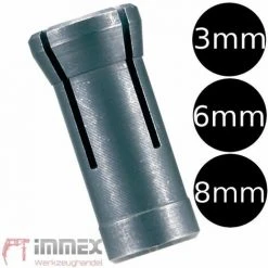 Makita Spannzange Spannzangen 3mm 6mm 8mm GD0602 DGD800 763669-8 763670-3 ... 6mm