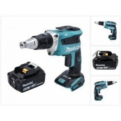 Makita DFS 452 T1 Akku Schnellbauschrauber 18 V Brushless + 1x Akku 5,0 Ah - Ohne Ladegerät