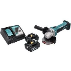Makita DGA 452 RT Akku Winkelschleifer 18 V 115 Mm + 2x Akku 5,0 Ah + Ladegerät -MAKITA SHOP 36684266 4