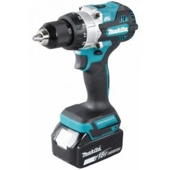 MAKITA 18V Akku-Schlagbohrschrauber DHP486RTJ | 2 Akkus 5,0 Ah + Ladegerät Im MAKPAC