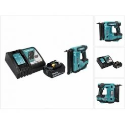 Makita DBN 500 RG1 Akku Stauchkopfnagler 18 V 15-50 Mm + 1x Akku 6,0 Ah + Ladegerät