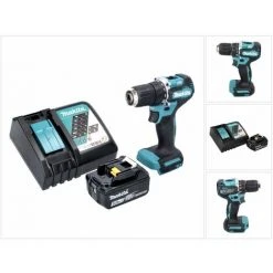 Makita DDF 487 RT1 Akku Bohrschrauber 18 V 40 Nm Brushless + 1x Akku 5,0 Ah + Ladegerät