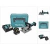 Makita DPJ 180 RGJ Akku Nutfräse 18 V 100 Mm + 2x Akku 6,0 Ah + Ladegerät + Makpac