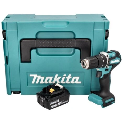 Makita DHP 487 G1J Akku Schlagbohrschrauber 18 V 40 Nm Brushless + 1x Akku 6,0 Ah + Makpac - Ohne Ladegerät 2 Makita DHP 487 G1J Akku Schlagbohrschrauber 18 V 40 Nm Brushless + 1x Akku 6,0 Ah + Makpac - Ohne Ladegerät – Bild 2