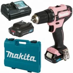 Makita DF333DWAP2 Akku Bohrschrauber Pink 12V Li-Ion Cxt