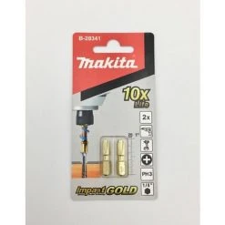 Makita Bit PH3 Impact Gold Torsion 25mm / 2 Stück B-28341