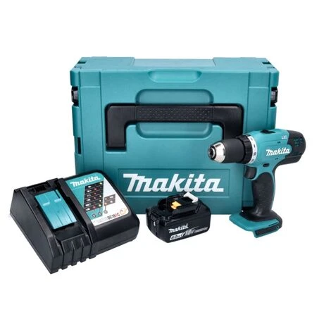 Makita DDF 453 RG1J Akku Bohrschrauber 18 V 42 Nm + 1x Akku 6,0 Ah + Ladegerät + Makpac 2 Makita DDF 453 RG1J Akku Bohrschrauber 18 V 42 Nm + 1x Akku 6,0 Ah + Ladegerät + Makpac – Bild 2