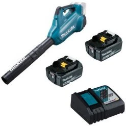 Makita Akku-Gebläse 2x 18 V DUB362Z + 2x Akku 5,0 Ah BL1850b + Ladegerät DC18RC -MAKITA SHOP 39837416 2