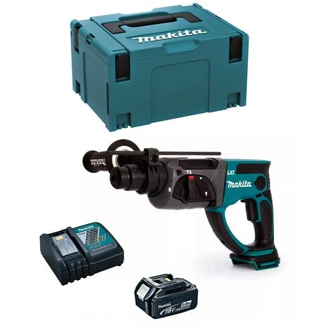 Bohrhammer MAKITA DHR202RTJ1 (1 X 5,0 Ah + DC18RC + MAKPAC 3) 1 Bohrhammer MAKITA DHR202RTJ1 (1 X 5,0 Ah + DC18RC + MAKPAC 3)