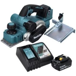 Makita DKP 181 RG1 Akku Hobel Falzhobel 82 Mm 18 V Brushless + 1x Akku 6,0 Ah + Ladegerät -MAKITA SHOP 40765886 4