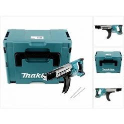 Makita DFR 750 ZJ Akku Magazinschrauber 18V 45-75mm Solo + Makpac - Ohne Akku, Ohne Ladegerät