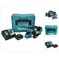 Makita DKP 181 RG1J Akku Hobel Falzhobel 82 Mm 18 V Brushless + 1x Akku 6,0 Ah + Ladegerät + Makpac -MAKITA SHOP 40773960 3