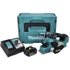 Makita DKP 181 RG1J Akku Hobel Falzhobel 82 Mm 18 V Brushless + 1x Akku 6,0 Ah + Ladegerät + Makpac -MAKITA SHOP 40773960 4