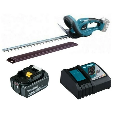 Makita Akku-Heckenschere DUH523RT 52cm 18 V Inkl. 1x 5,0 Ah Akku Und Ladegerät 1 Makita Akku-Heckenschere DUH523RT 52cm 18 V Inkl. 1x 5,0 Ah Akku Und Ladegerät