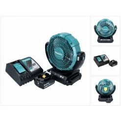 Makita DCF 102 RG1 Akku Ventilator Lüfter 18 V 18 Cm + 1x Akku 6,0 Ah + Ladegerät
