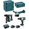 MAKITA Kit MK310RTJ (DHR171 + DHP481 + DGA504 + 2 X 5,0 Ah + DC18RC + MAKPAC 2 + 2 X MAKPAC 3)