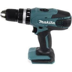 Makita HP 457 DWE 10 Akku Schlagbohrschrauber 18 V 42 Nm G-Serie + 2x Akku 1,5 Ah + Ladegerät + 74 Tlg. Set + TOOLBROTHERS Zollstock -MAKITA SHOP 42500177 3