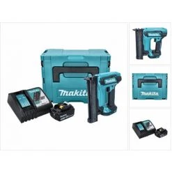 Makita DFN 350 RT1J Akku Stauchkopfnagler 18 V 15 - 35 Mm + 1x Akku 5,0 Ah + Ladegerät + Makpac