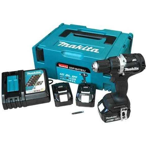 MAKITA 18V Akku-Bohrschrauber DDF484TB3J | 3x Akku 5,0 Ahim MAKPAC 1 MAKITA 18V Akku-Bohrschrauber DDF484TB3J | 3x Akku 5,0 Ahim MAKPAC