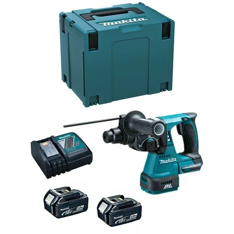 Bohrhammer MAKITA DHR242RTJ (2 X 5,0 Ah + DC18RC + MAKPAC 4) 1 Bohrhammer MAKITA DHR242RTJ (2 X 5,0 Ah + DC18RC + MAKPAC 4)