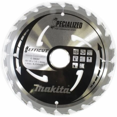 MAKITA EFFICUT Sägeblatt E-08682 | 185x30x24Z 1 MAKITA EFFICUT Sägeblatt E-08682 | 185x30x24Z