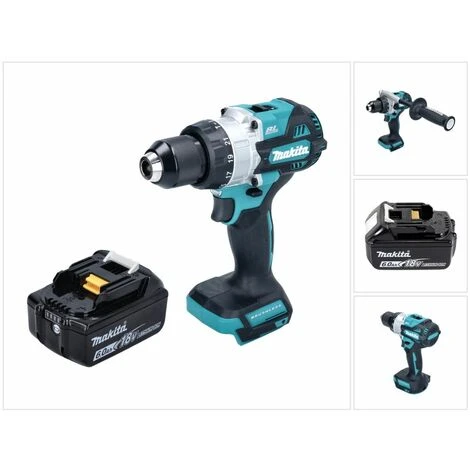 Makita DHP 486 G1 Akku Schlagbohrschrauber 18 V 130 Nm Brushless + 1x Akku 6,0 Ah - Ohne Ladegerät 1 Makita DHP 486 G1 Akku Schlagbohrschrauber 18 V 130 Nm Brushless + 1x Akku 6,0 Ah - Ohne Ladegerät