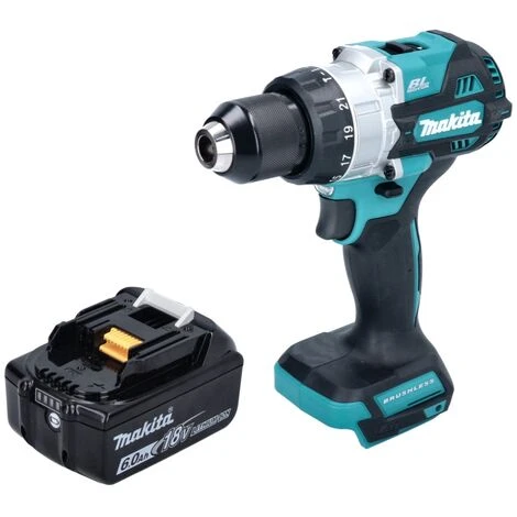 Makita DHP 486 G1 Akku Schlagbohrschrauber 18 V 130 Nm Brushless + 1x Akku 6,0 Ah - Ohne Ladegerät 2 Makita DHP 486 G1 Akku Schlagbohrschrauber 18 V 130 Nm Brushless + 1x Akku 6,0 Ah - Ohne Ladegerät – Bild 2