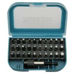 Makita P-73374 Bit-Set 31teilig Kreuzschlitz Pozidriv, Kreuzschlitz Phillips, Innen-Sechsrund (TX)