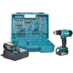 Makita DHP453RFX4 Akku-Bohrmaschine Mit Percussion - -