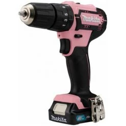 Makita Akku-Schlagbohrschrauber 12V HP333 Pink Inkl. 1 Akku 2,0 Ah + Ladegerät (HP333DSAP)