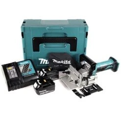 Makita DPJ 180 RTJ 18 V Li-Ion Akku Nutfräse Im Makpac + 2 X 5,0 Ah Akku + Ladegerät -MAKITA SHOP 51274381 3