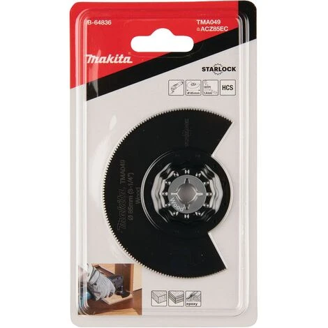 Makita® Zubehör Segmentsägeblatt TMA049 HCS 18 TPI Ø 85 Mm - B-64836 2 Makita® Zubehör Segmentsägeblatt TMA049 HCS 18 TPI Ø 85 Mm - B-64836 – Bild 2