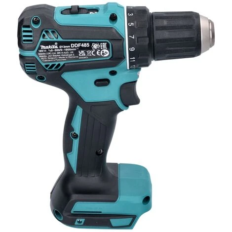 Makita DDF 485 G1 Akku Bohrschrauber 18 V 50 Nm Brushless + 1x Akku 6,0 Ah - Ohne Ladegerät 5 Makita DDF 485 G1 Akku Bohrschrauber 18 V 50 Nm Brushless + 1x Akku 6,0 Ah - Ohne Ladegerät – Bild 5