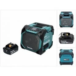 Makita DMR 203 G1 Bluetooth Lautsprecher 12 V 18 V IP64 + 1x Akku 6,0 Ah - Ohne Ladegerät -MAKITA SHOP 53505819 4